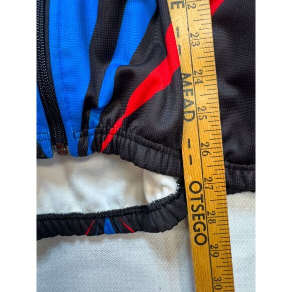 Biemme AMD Shimano Specialized Sleeveless Cycling Vest Mens Sports Blue Zip Up - Picture 6 of 11